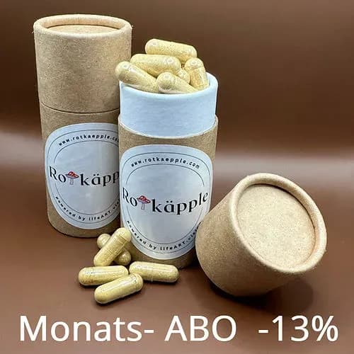 Monats- Abo für 60 Stk. Amanita Muscaria Microdosing Kapseln