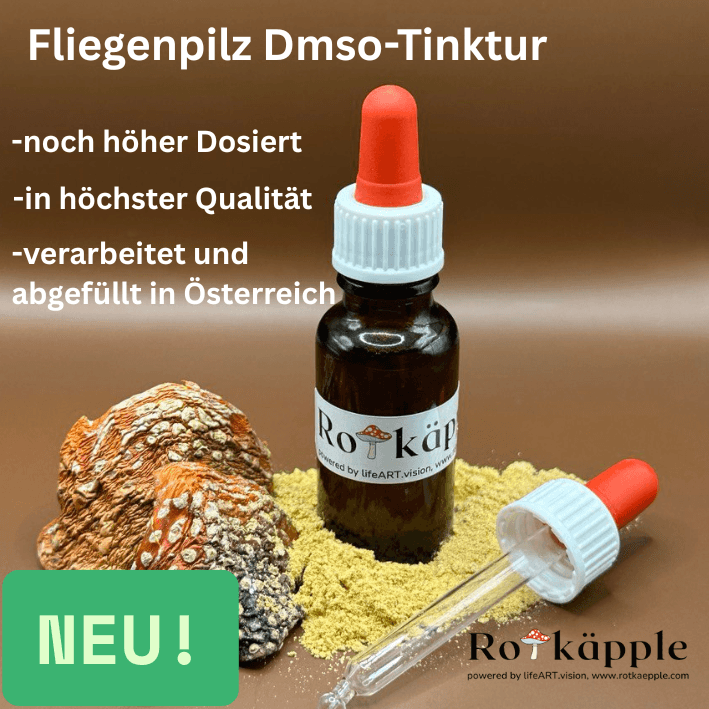 DMSO Fliegenpilztinktur kaufen – Amanita Muscaria Extrakt in Premium Qualität