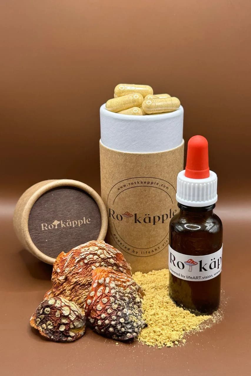 Getrockneten Fliegenpilz in Kapseln bestellen