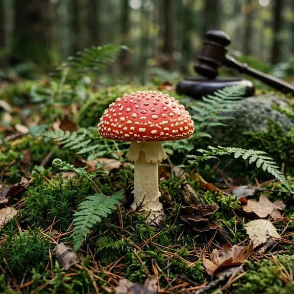 Ist Fliegenpilz verboten? Rechtslage zu Amanita Muscaria einfach erklärt